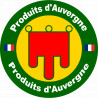 Produit d'Auvergne - 20cm - Sticker/autocollant