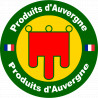 Produit d'Auvergne - 15cm - Sticker/autocollant