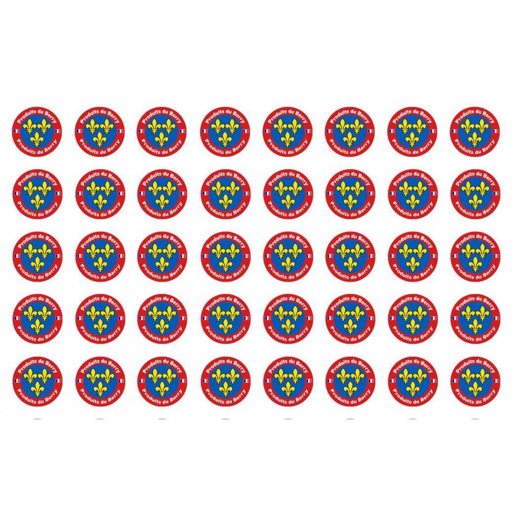 Produits du Berry - 40fois 2cm - Sticker/autocollant