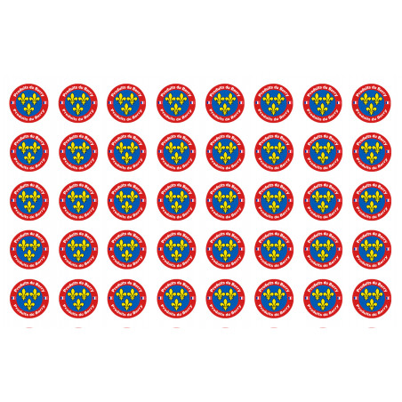Produits du Berry - 40stickers de 2cm - Sticker/autocollant