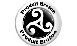 Produit breton hermine - 20cm - Sticker/autocollant