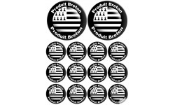 Produit drapeau breton - 2fois 10cm / 12fois 5cm - Sticker/autocollant