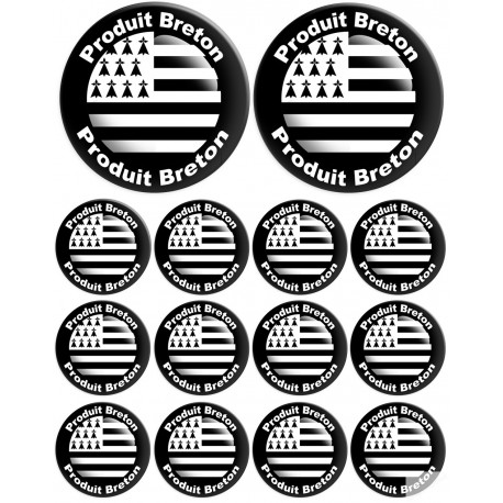planche produis breton drapeau - 2 fois 10cm / 12 fois 5cm - Sticker/autocollant