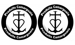 série Produits Camarguais - 2 fois 10cm - Sticker/autocollant