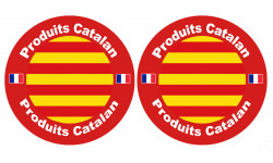 Produits Catalan - 2fois 10cm - Sticker/autocollant