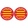 Produits Catalan - 2fois 10cm - Sticker/autocollant