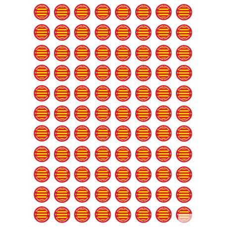 Produits Catalan - 88fois 2cm - Sticker/autocollant