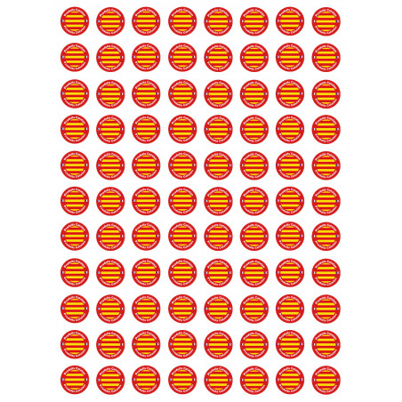 Produits Catalan - 88fois 2cm - Sticker/autocollant