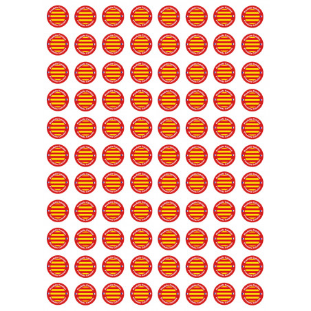 Produits Catalan - 88fois 2cm - Sticker/autocollant