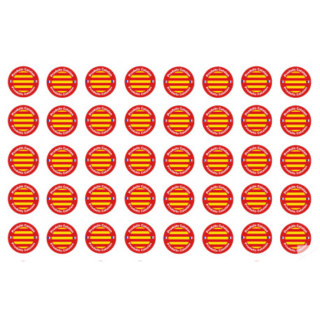 Produits Catalan - 40fois 2cm - Sticker/autocollant