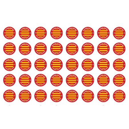 Produits Catalan - 40fois 2cm - Sticker/autocollant