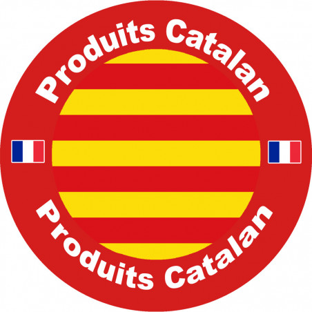 Produits Catalan - 1 sticker de 20cm - Sticker/autocollant