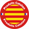 Produits Catalan - 1 sticker de 20cm - Sticker/autocollant