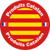 Produits Catalan - 1fois 15cm - Sticker/autocollant