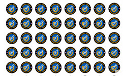 Produits Chtimi - 40 stickers de 2cm - Sticker/autocollant