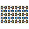 Produits Chtimi - 40 stickers de 2cm - Sticker/autocollant