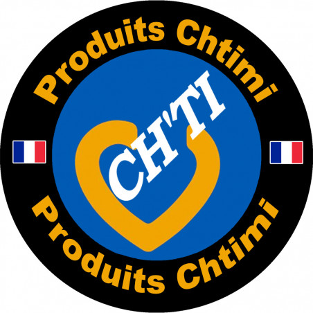 Produits Ch'ti - 1 sticker de 20cm - Sticker/autocollant