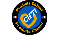 Produits Ch'ti - 1 sticker de 15cm - Sticker/autocollant