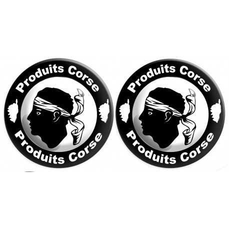 Produits Corse - 2fois 10cm - Sticker/autocollant