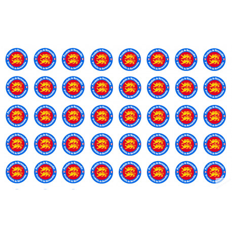 Produits de Normandie - 40 stickers 2cm - Sticker/autocollant