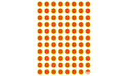 Produits d'Occitanie -  88 stickers de 2cm - Sticker/autocollant