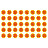 Produits d'Occitanie -  40 stickers de 2cm - Sticker/autocollant