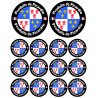 Produits Picardie - 2stickers 10 cm / 12stickers 5cm - Sticker/autocollant