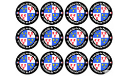 Produits Picardie - 12stickers 5cm - Sticker/autocollant