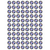 Produits Picardie - 88 stickers 2cm - Sticker/autocollant