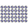 Produits Picardie - 40 stickers 2cm - Sticker/autocollant