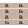 Prénom Léa - 8 stickers de 5x2cm - Sticker/autocollant