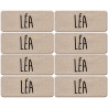 Prénom Léa - 8 stickers de 5x2cm - Sticker/autocollant