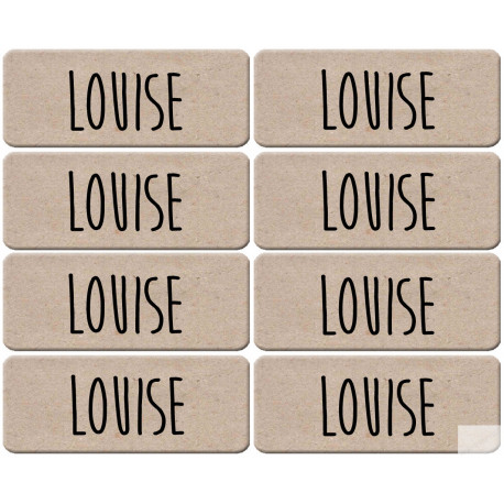 Prénom Louise - 8 stickers de 5x2cm - Sticker/autocollant