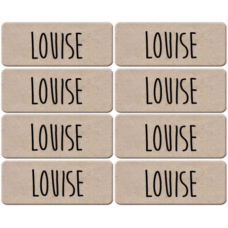 Prénom Louise - 8 stickers de 5x2cm - Sticker/autocollant