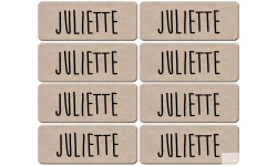 Prénom Juliette - 8 stickers de 5x2cm - Sticker/autocollant