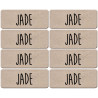 Prénom Jade - 8 stickers de 5x2cm - Sticker/autocollant