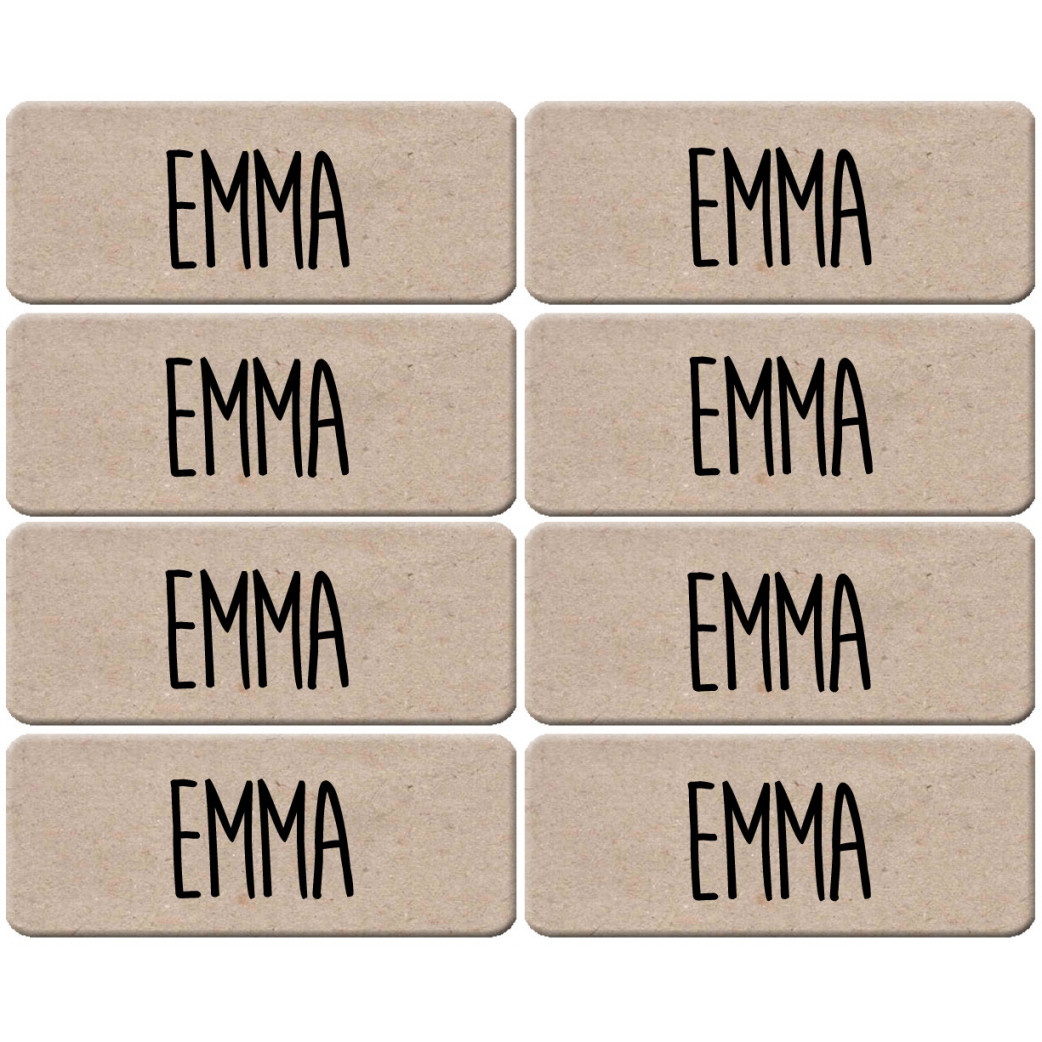 Prénom Emma - 8 stickers de 5x2cm - Sticker/autocollant