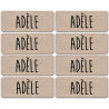 Prénom Adèle - 8 stickers de 5x2cm - Sticker/autocollant