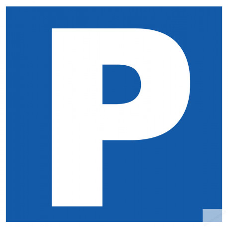 Parking - 20cm - Sticker/autocollant