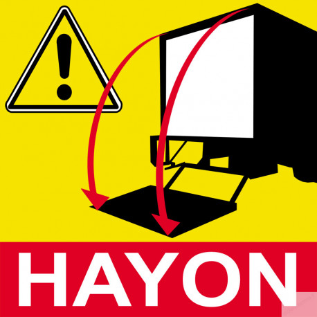 Hayon - 20cm - Sticker/autocollant