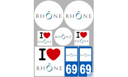 stickers / autocollant département du Rhône