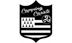 campingcariste Breton - 15x11.2cm - Sticker/autocollant