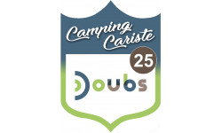 Campingcariste Doubs 25 - 20x15cm - Sticker/autocollant