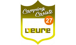 campingcariste l'Eure 27 - 10x7.5cm - Sticker/autocollant