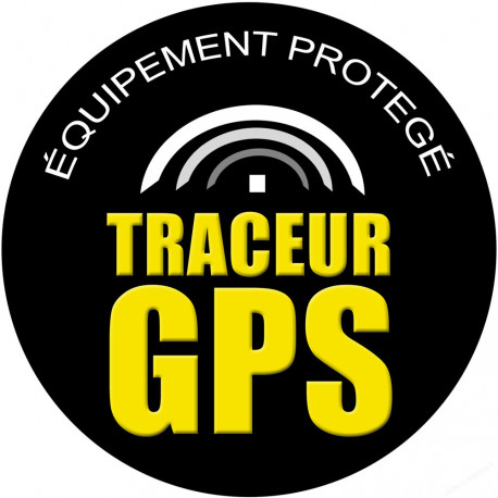 Sticker / autocollant : traceur GPS - 10cm Sticker / autocollant : traceur GPS - 10cm