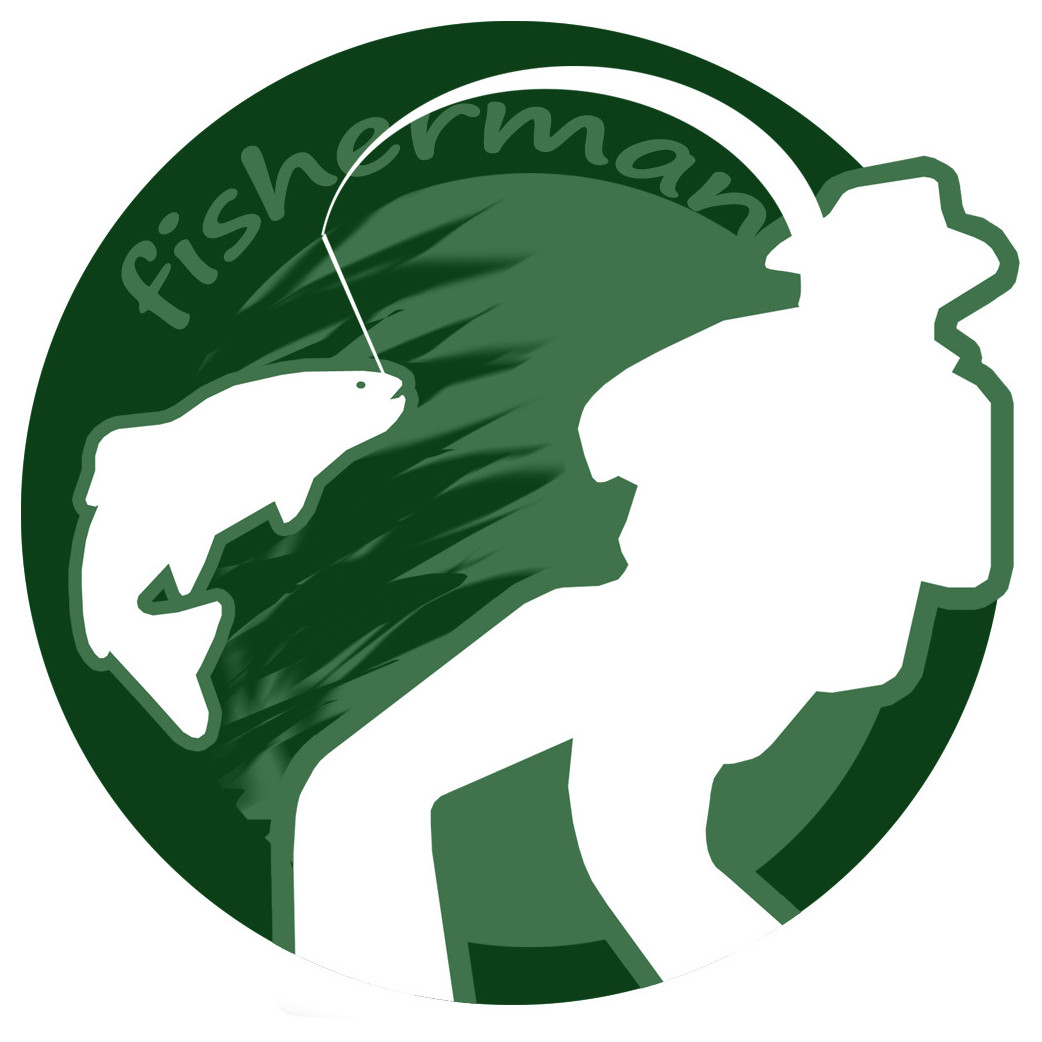 Pêcheur - 15cm - Sticker/autocollant