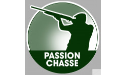 passion de la chasse - 15cm - Sticker/autocollant