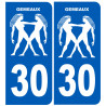 Survol de drône interdit - 10cm - Sticker/autocollant