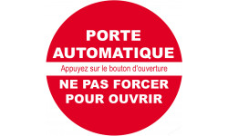 porte automatique ne pas forcer - 15cm - Sticker/autocollant