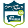 campingcariste Loire Atlantique 44 - 10x7.5cm - Sticker/autocollant